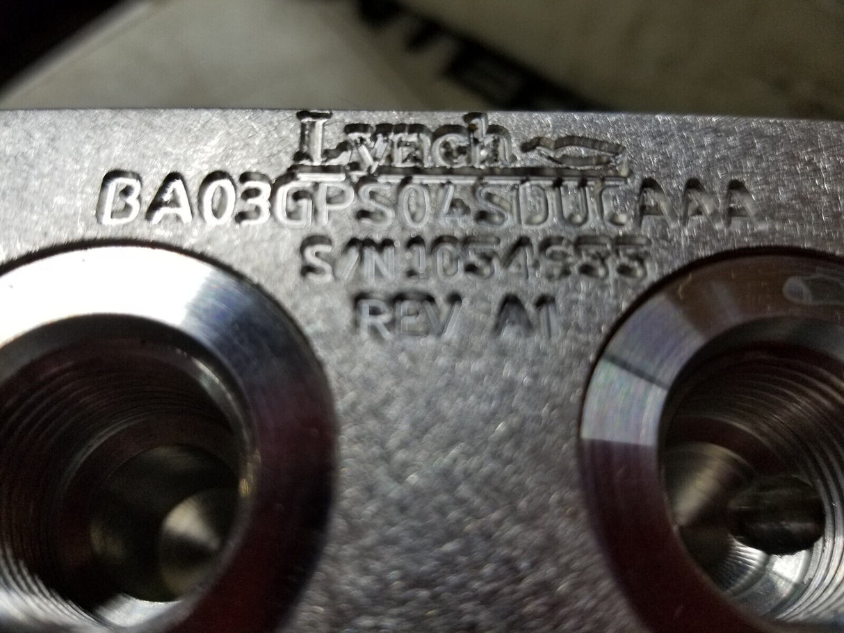 D03 4-STN PARALLEL MANIFOLD - BA03GPS04SDUCAAA