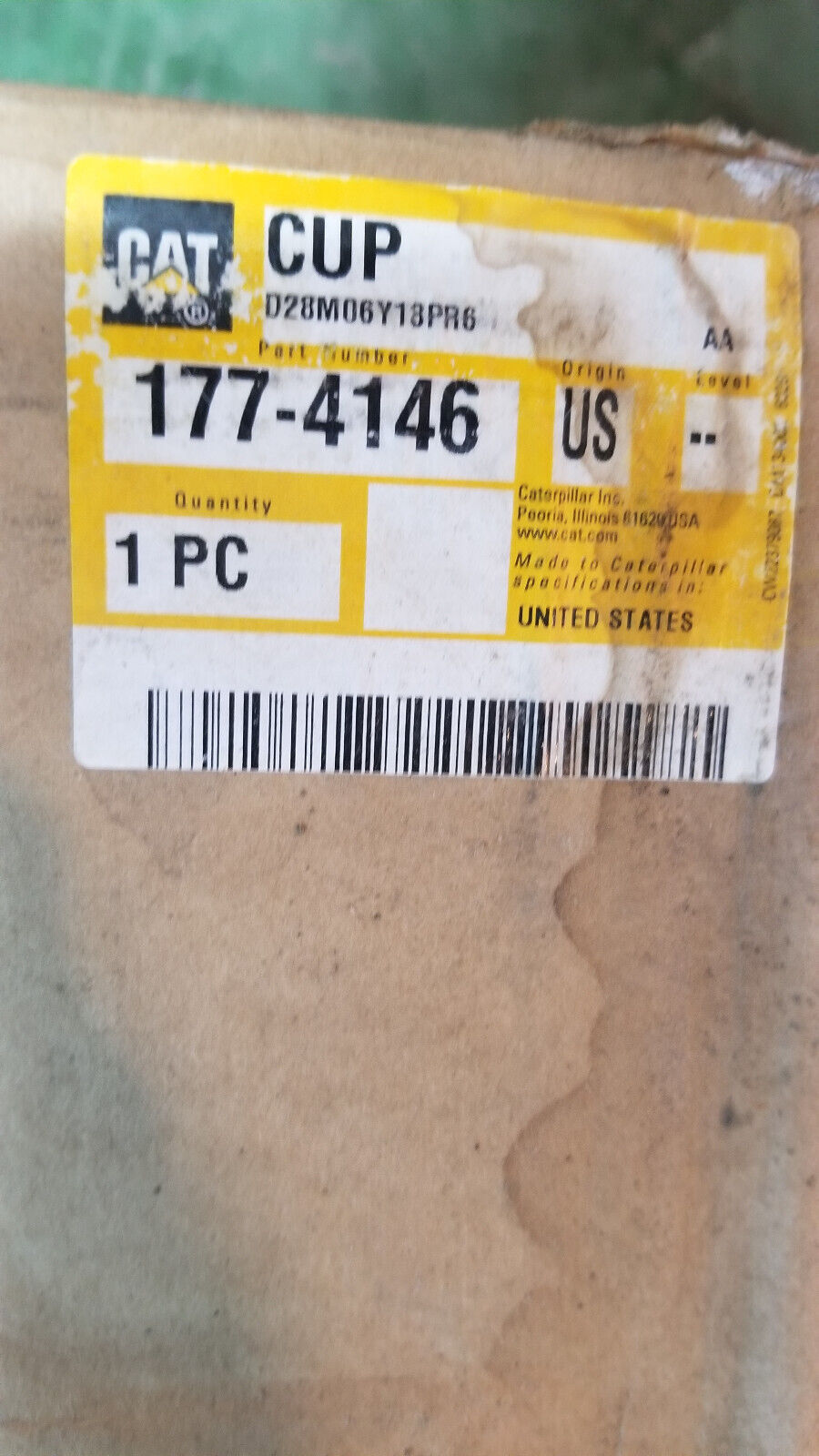 OEM CATERPILLAR 177-4146: Bearing - Cup(Debris Resistant) 1774146 177 4146
