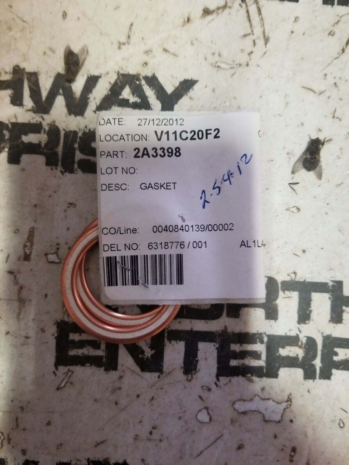 2A-3398 CATERPILLAR GASKET 2 PC