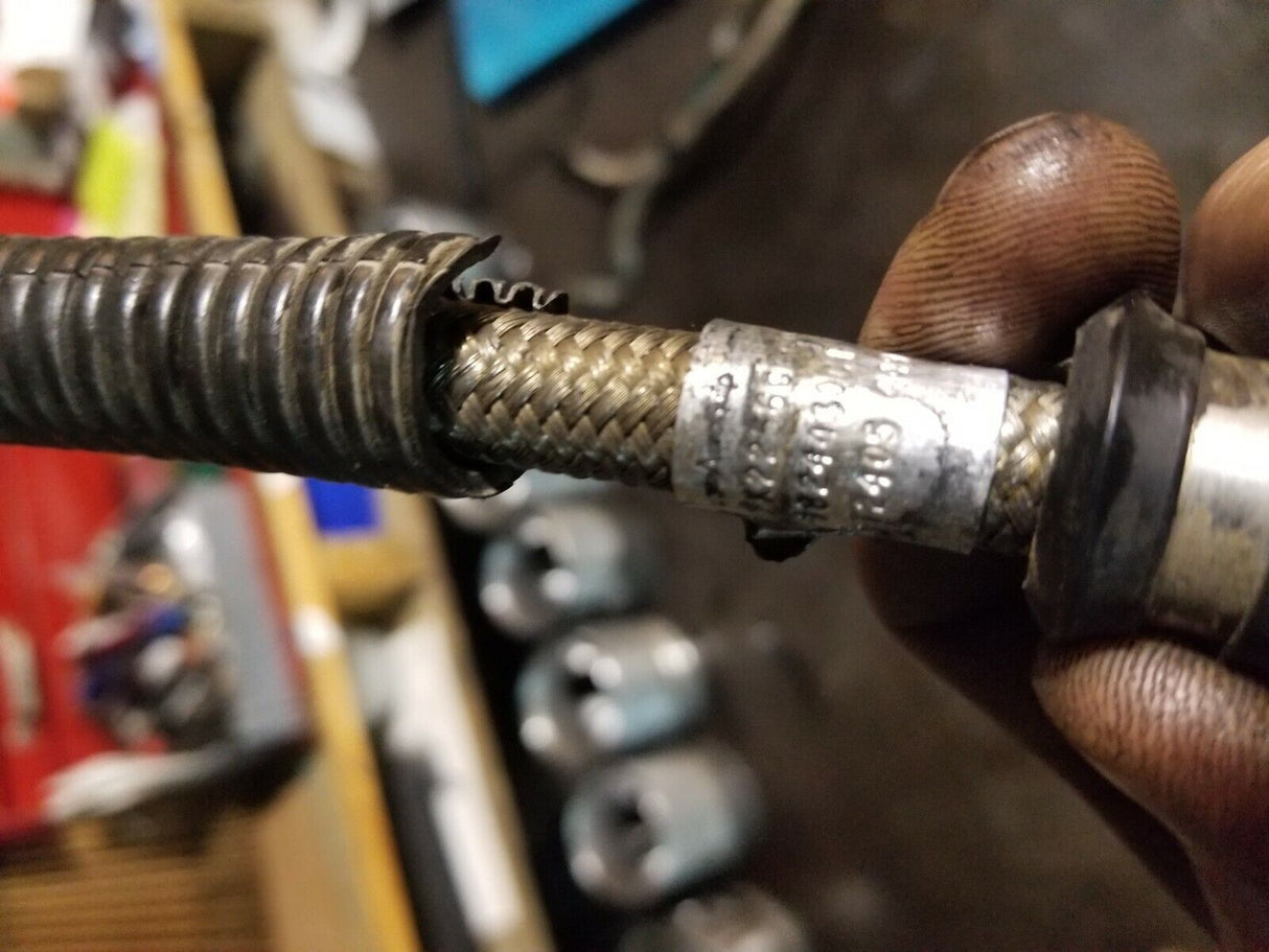 97 7.3 7.3L International Ford Powerstroke HPOP OIL PRESSURE LINES 1824430c1