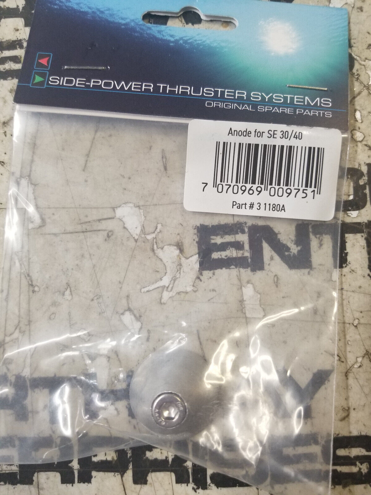 SM31180A Side-Power (Sleipner) Aluminum Anode