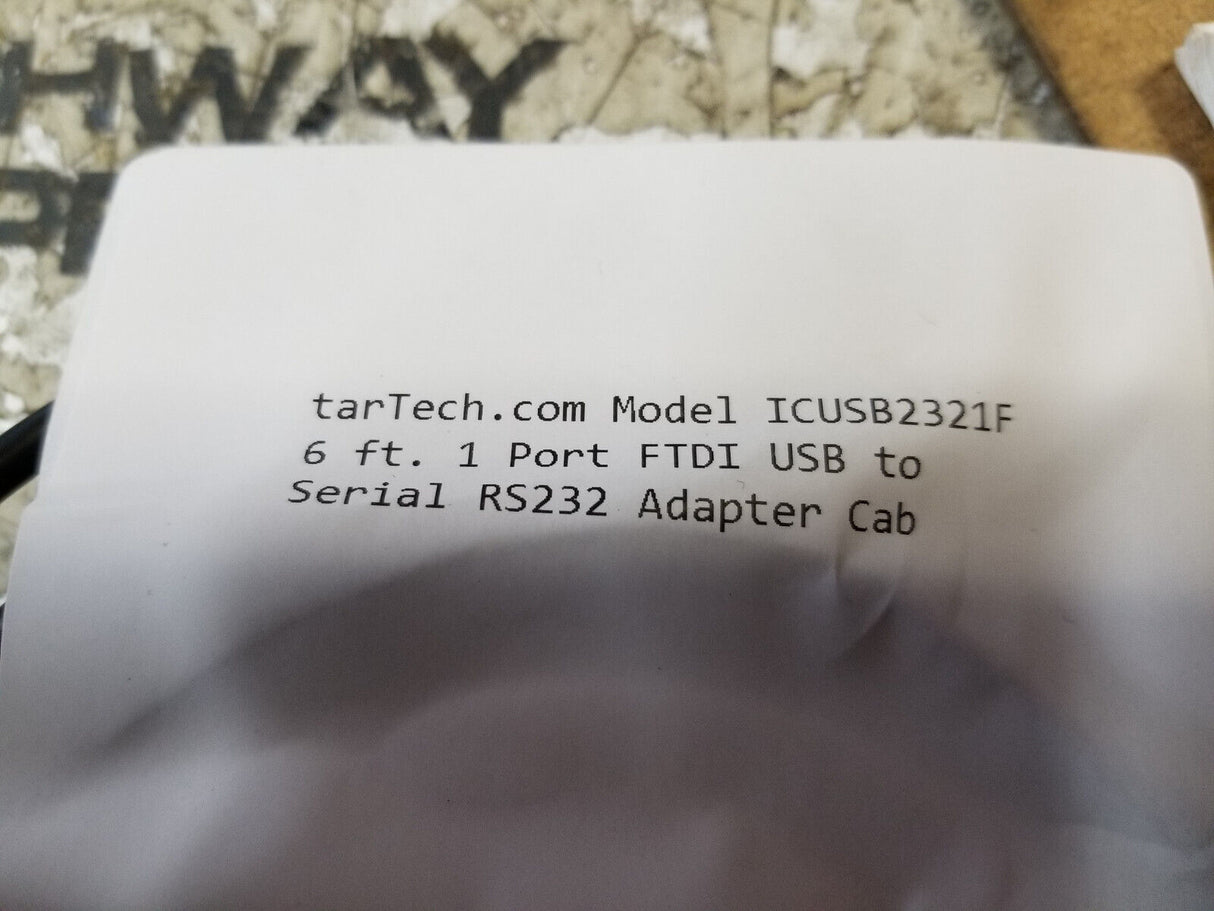 1 Port USB to Serial RS232 Adapter Cable - ICUSB2321F