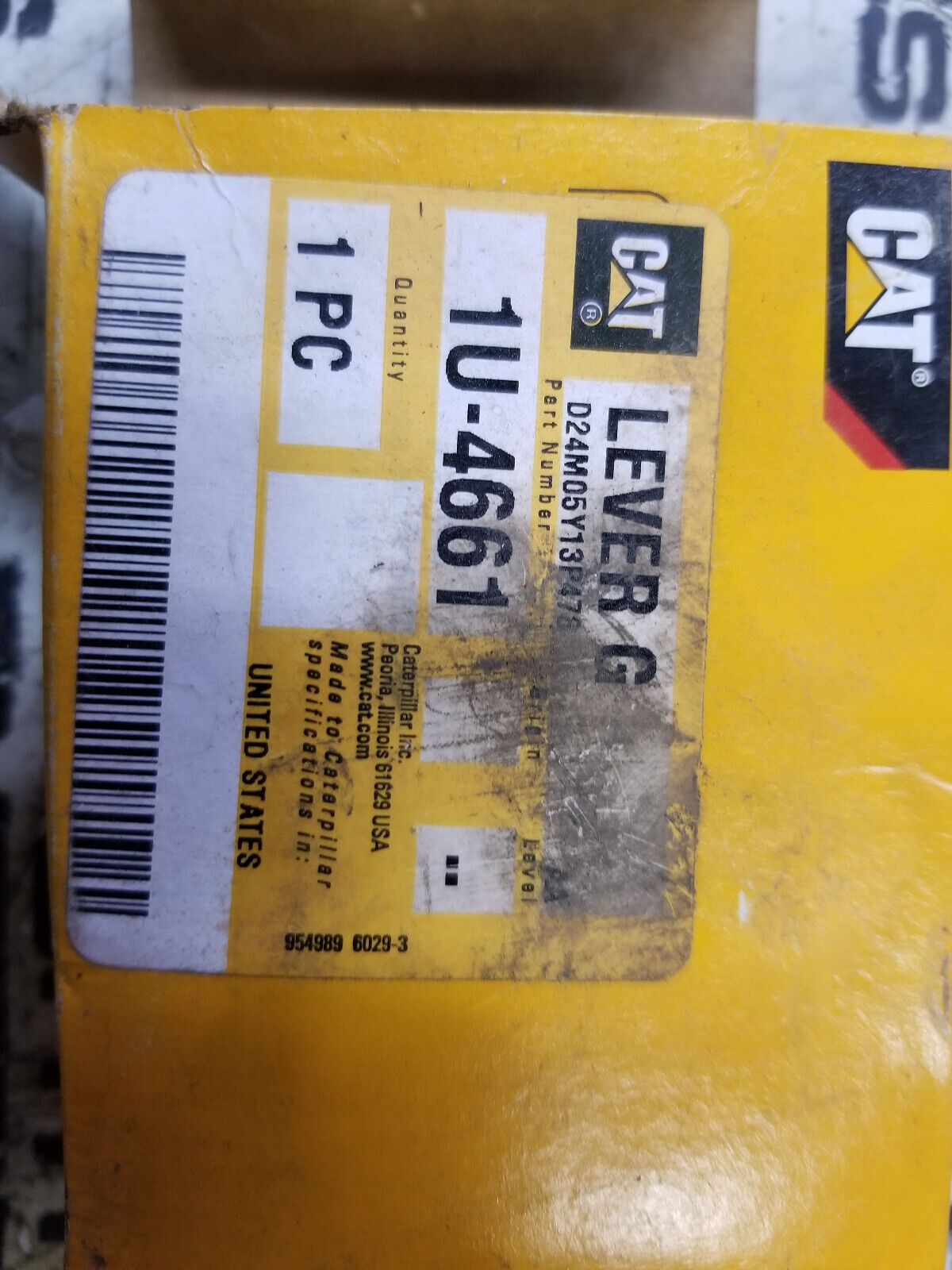 OEM CATERPILLAR 1U-4661 LEVER 1U4661