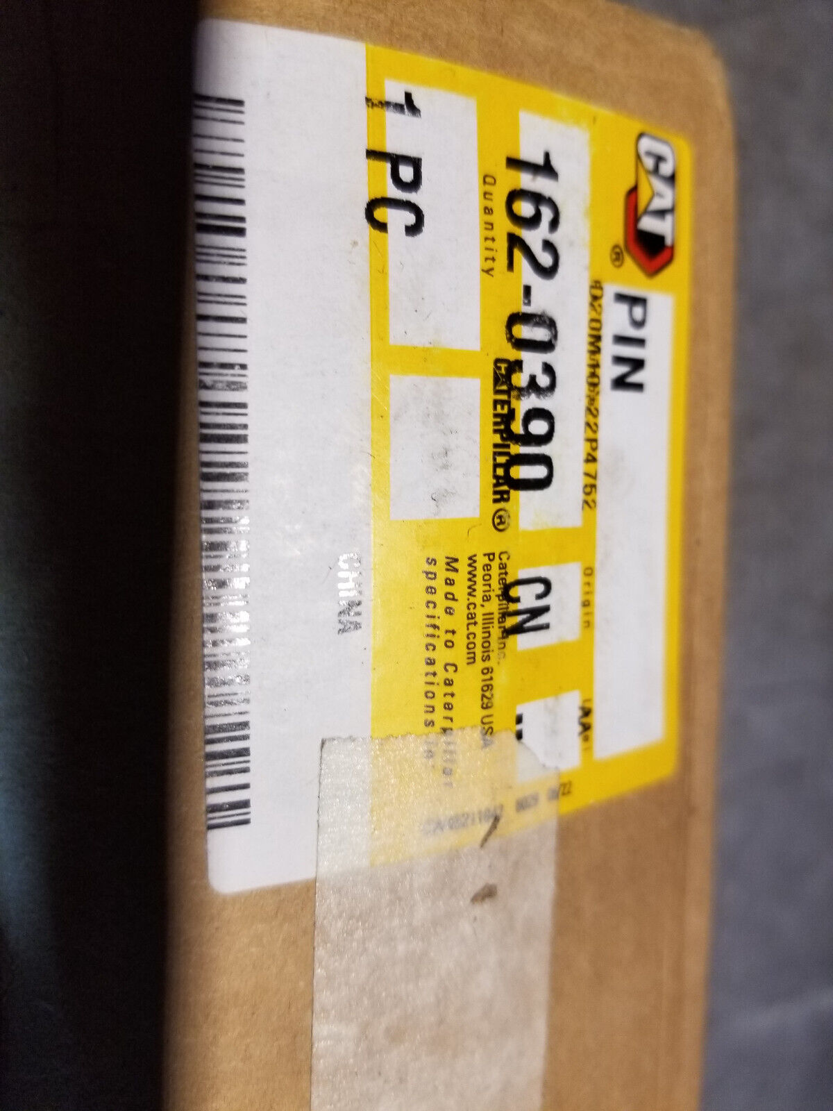 162-0390 oem Caterpillar 76.72mm Outside Diameter Linkage Pin