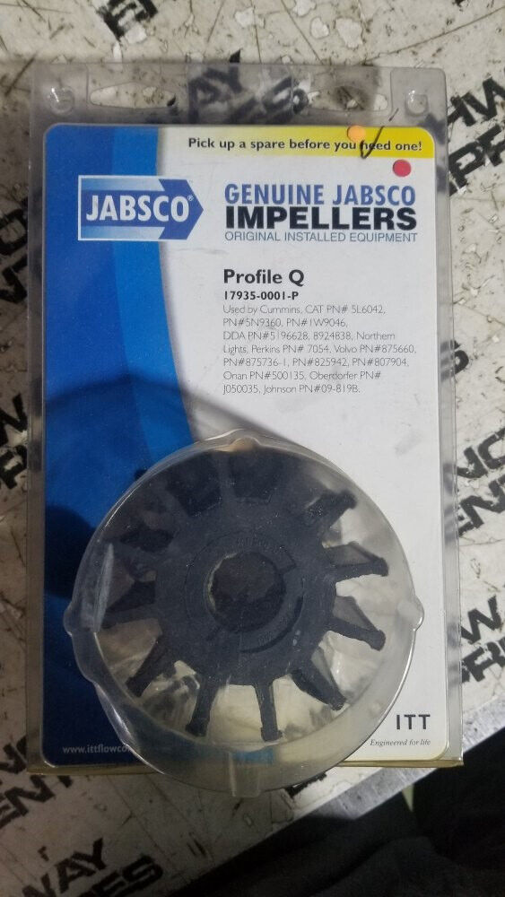 Jabsco 17935-0001-P 12 Blade Neoprene Impeller Kit