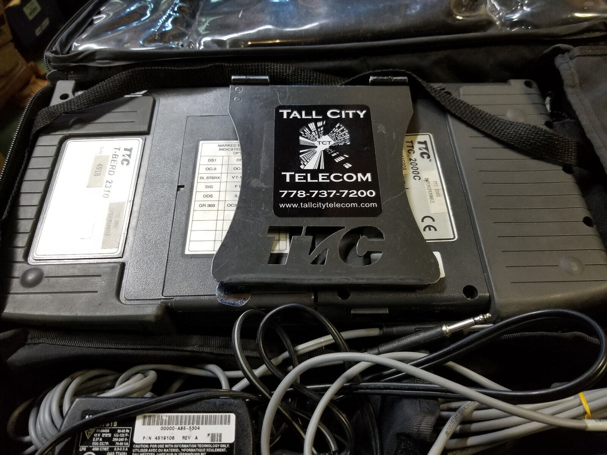 ACTERNA TTC2000 TESTPAD FOR PARTS SCREEN BROKEN, POWERS UP