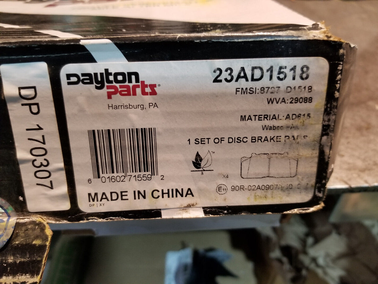 DAYTON BRAKE PAD SET 23AD1518