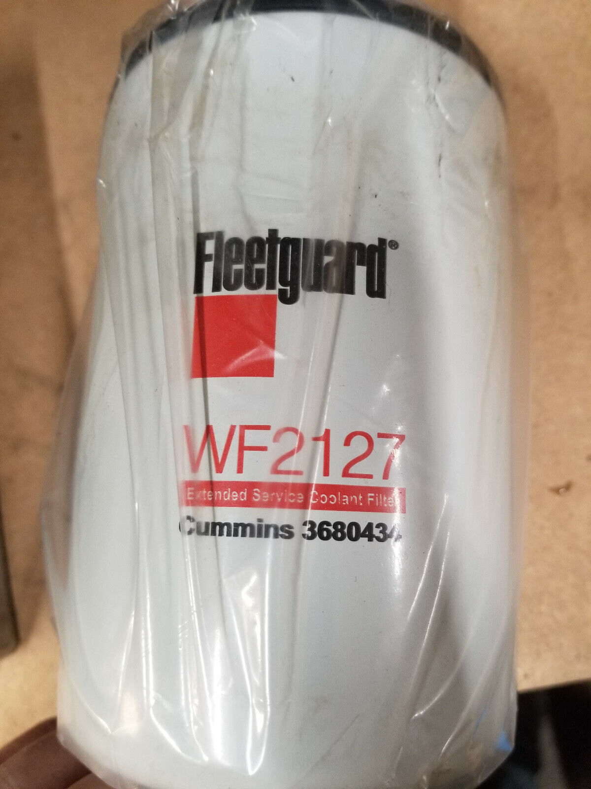 WF2127 FLEETGUARD COOLANT FILTER CUMMINS 3680434