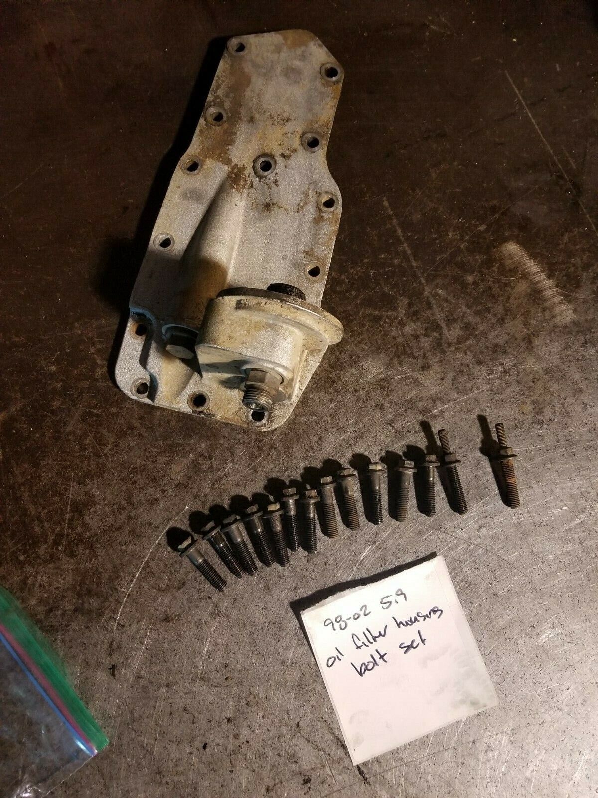 98-02 5.9L Cummins Oil Filter Housing / Oil Cooler Housing Bolts