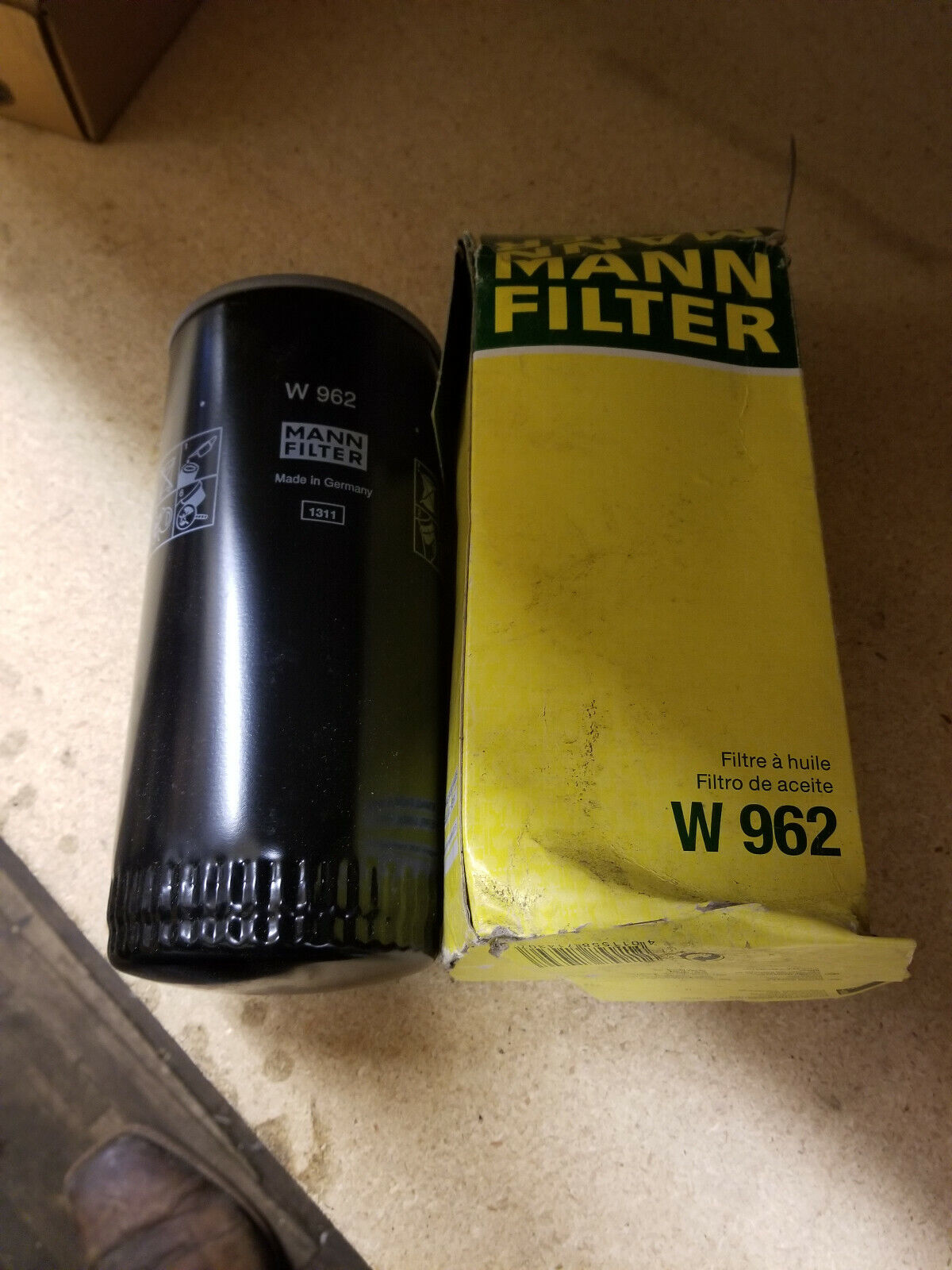 MANN W962 FILTER