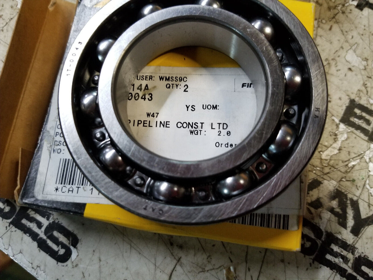 GENUINE CAT 1T-0043 Single Row Ball Bearing 1T0043