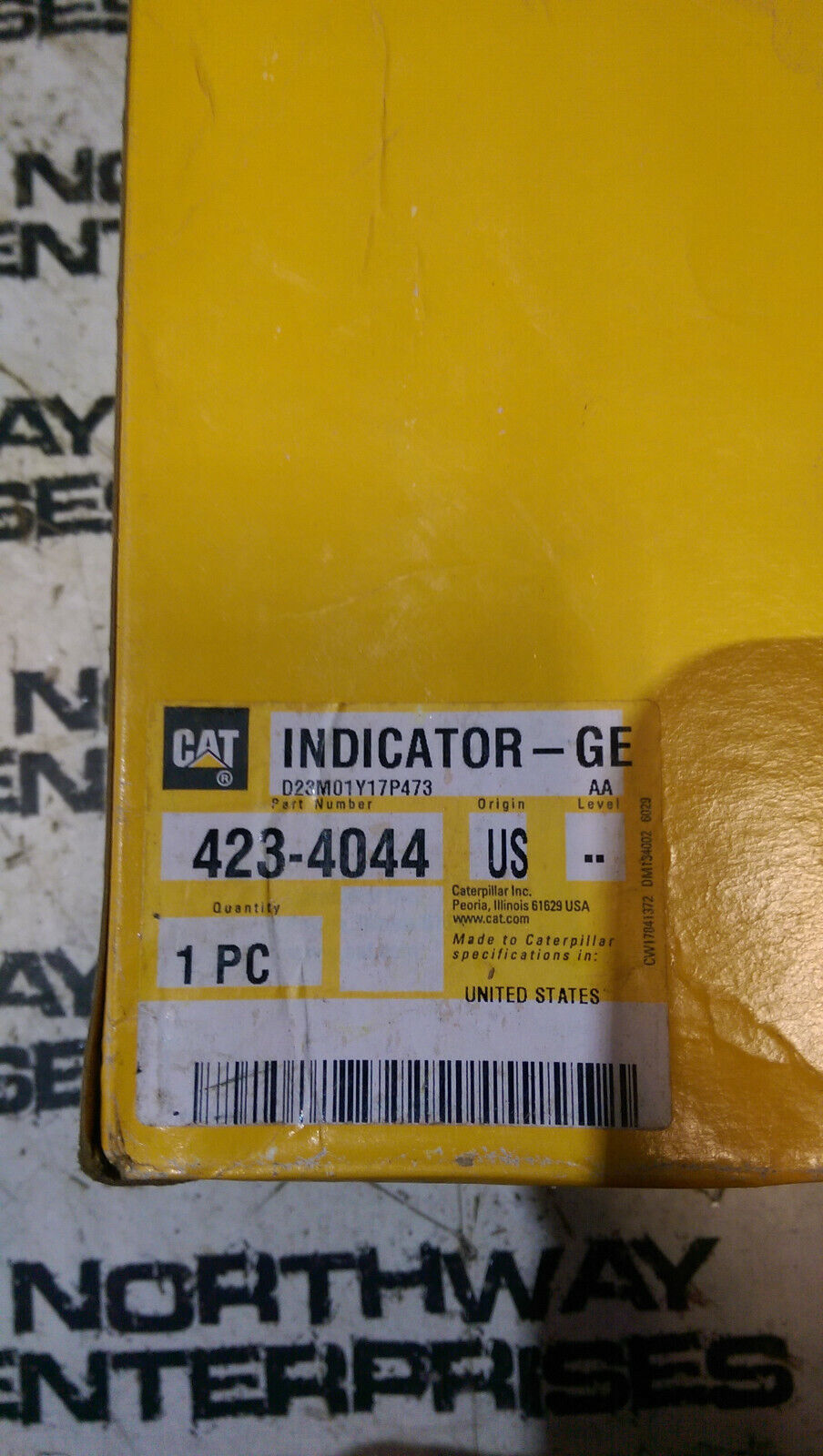 CAT 423-4044: Indicator-Gear