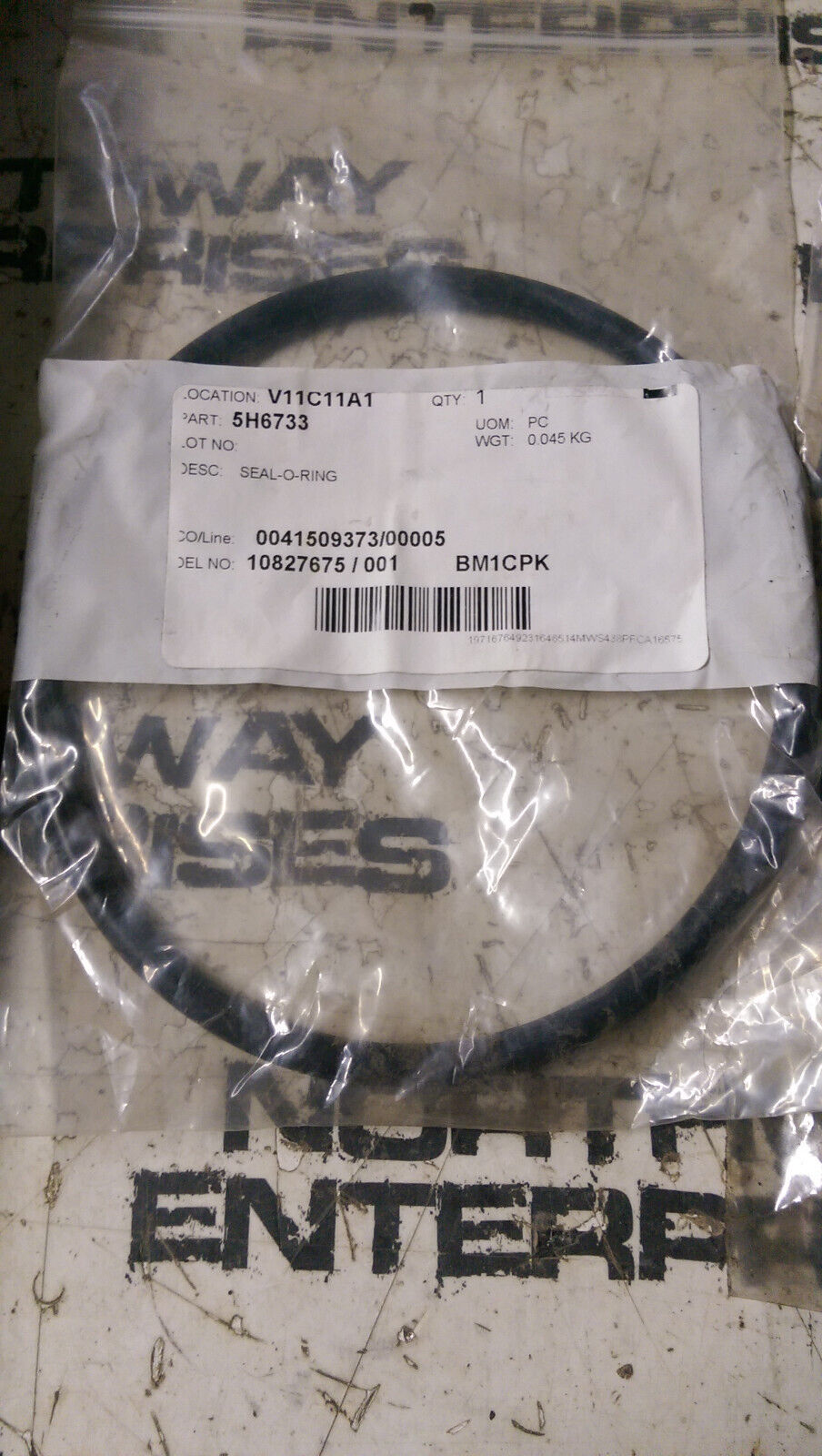 5H6733 CATERPILLAR ORINGS LOT OF 4 PIECES FOR ONE PRICE 5H-6733