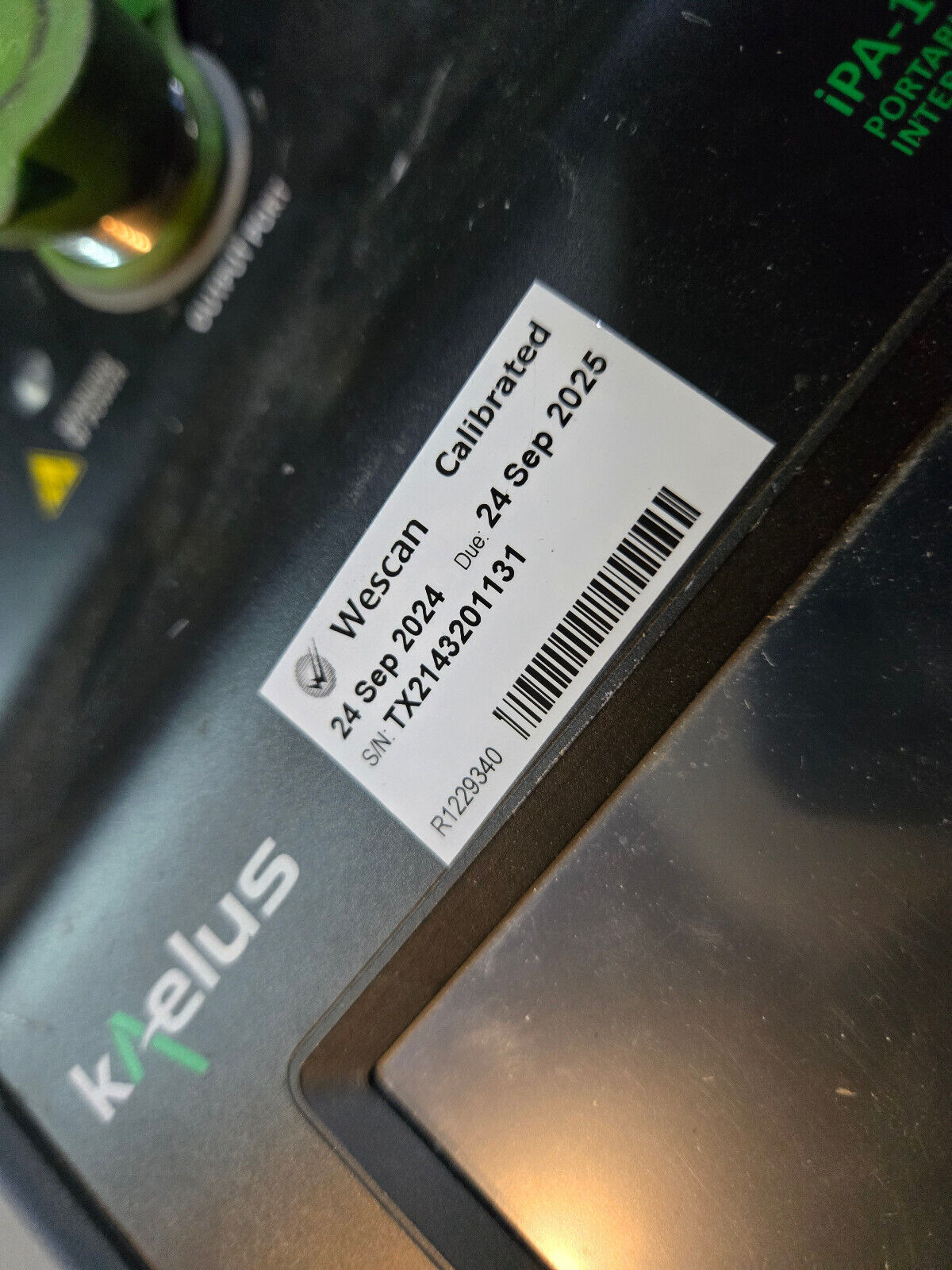 Kaelus iPA-1921A Portable Battery Powered PIM Test Analyzer, Recently Calibrated