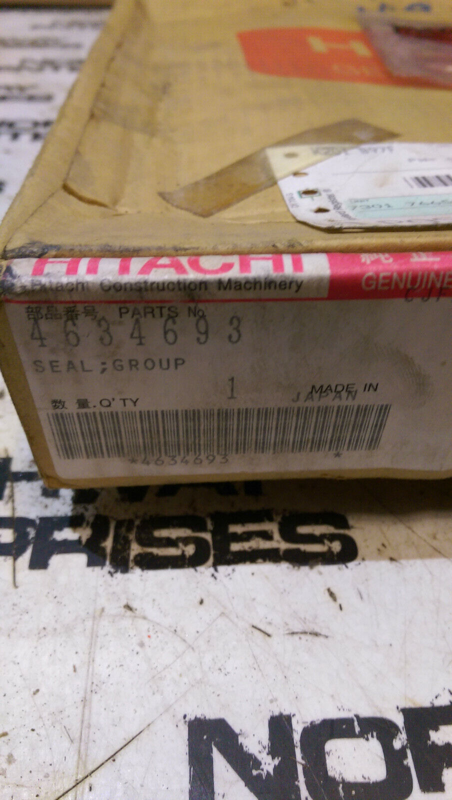 HITACHI 4634693 FLOATING SEAL , GROUP SEAL FITS HITACHI ZAX200 ZAX210 ZAX230