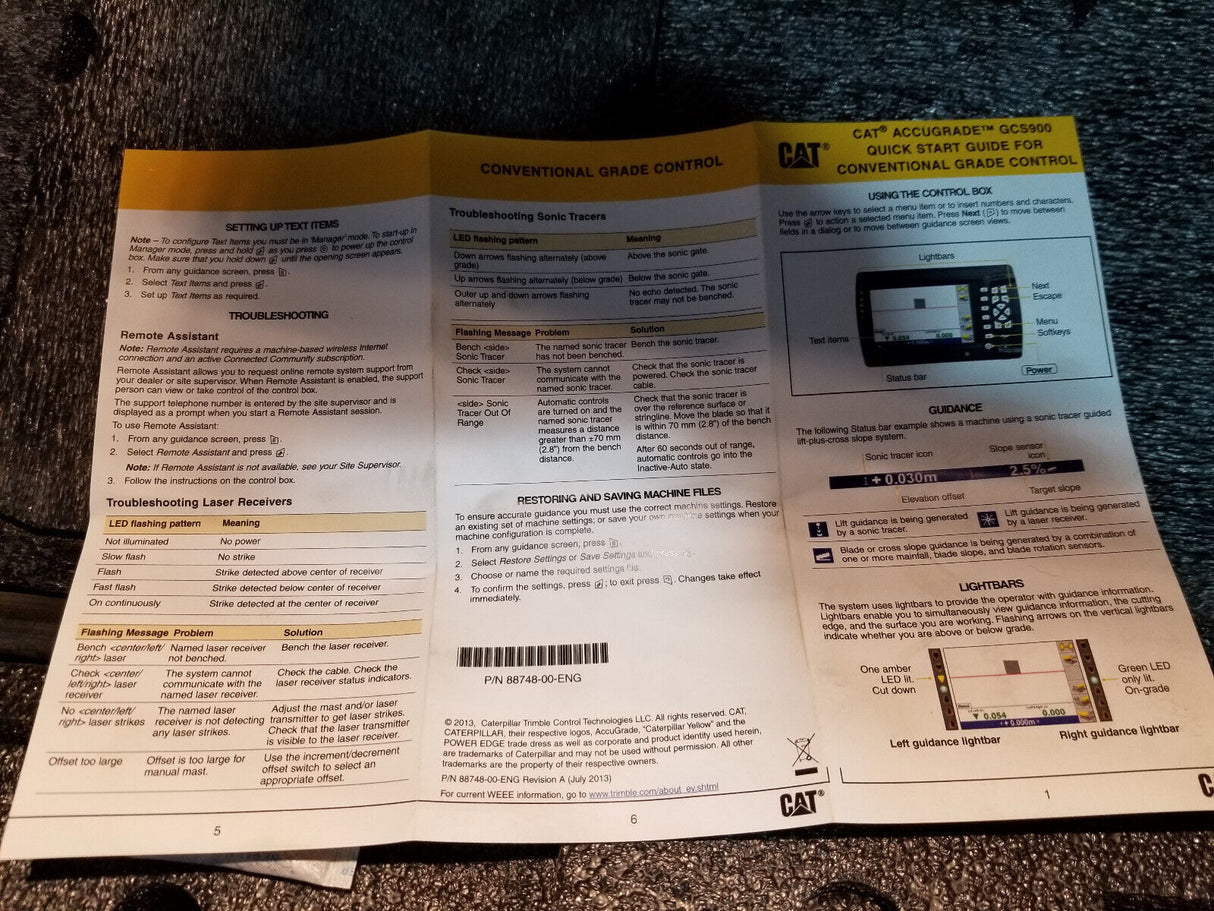 Cat 79173-50 LR410 Laser Receiver For Grade Control