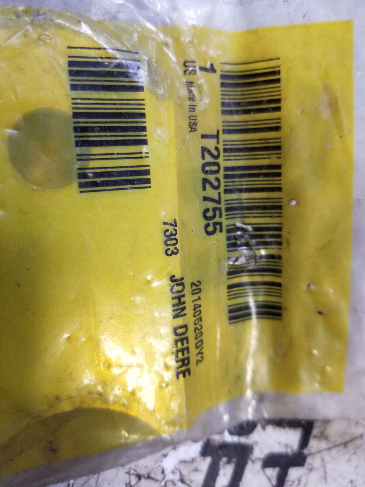 JOHN DEERE T202755 PLATE