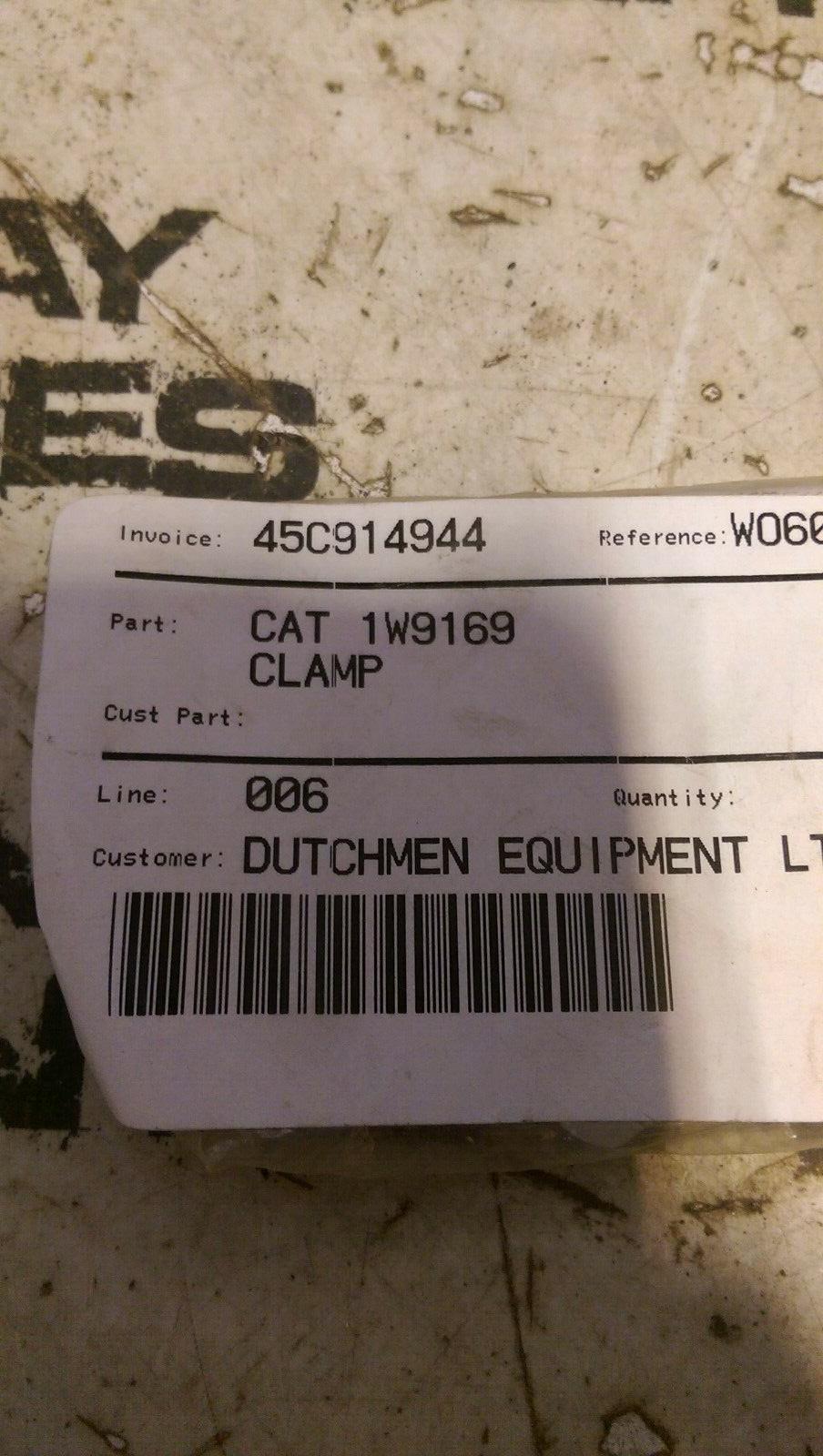 CATERPILLAR 1W-9169: CLAMP LOT OF 2 PIECES