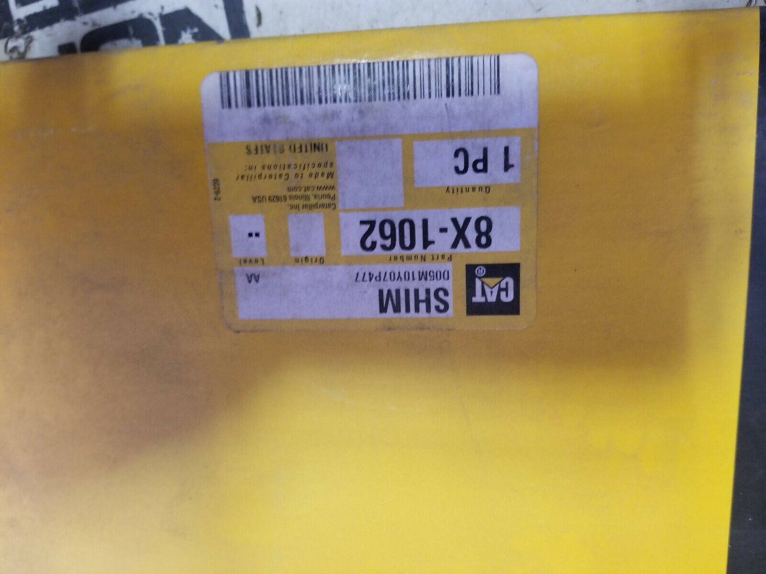 8X-1062 CATERPILLAR SHIM