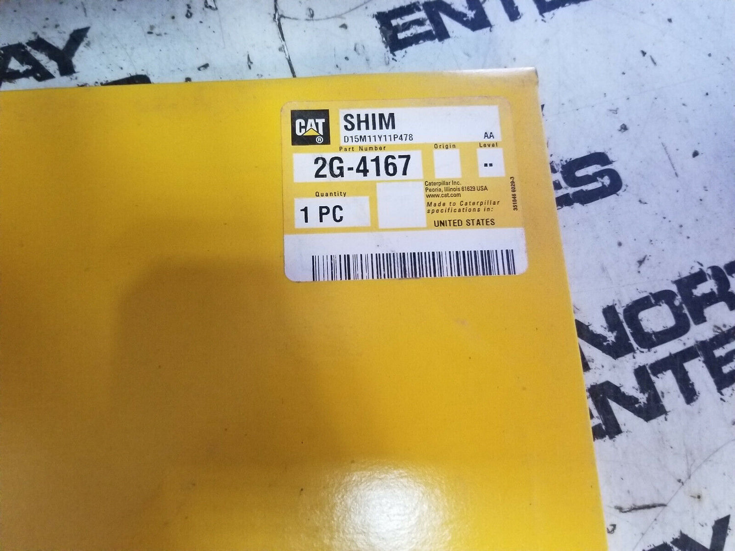 2G-4167 CATERPILLAR SHIM