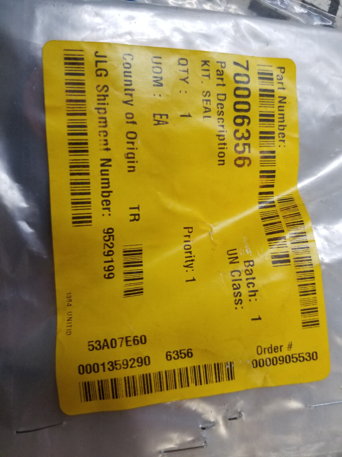 70006356 JLG SEAL KIT