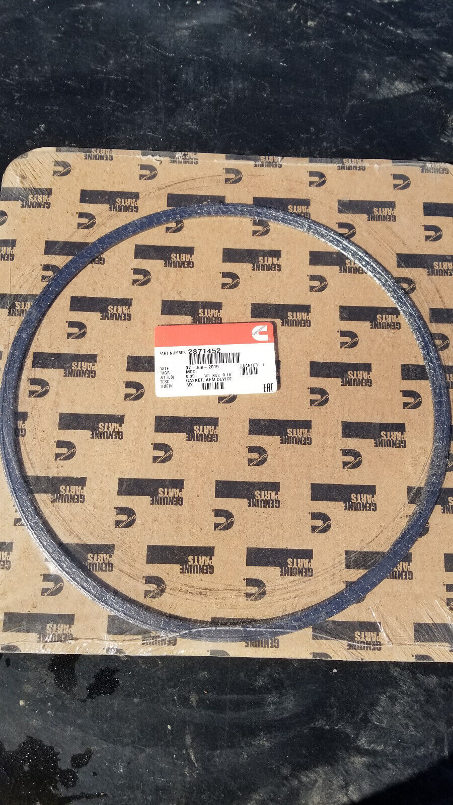Cummins 2871452 Aftertreatment Device Gasket AFM DEVICE