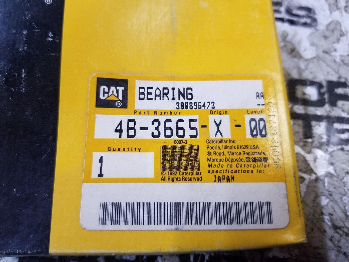 GENUINE 4B-3665 CAT 45mm Internal Diameter Single Row Ball Bearing 4B3665