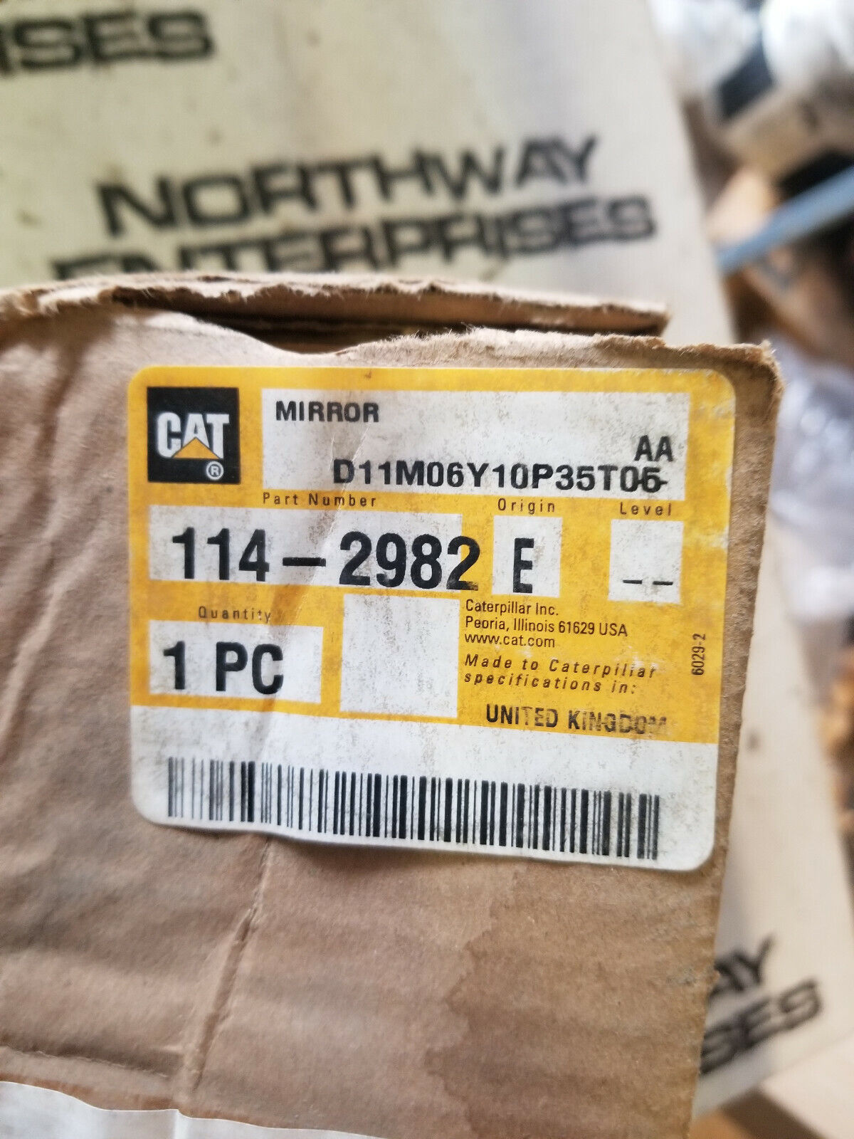 114-2982 CATERPILLAR MIRROR