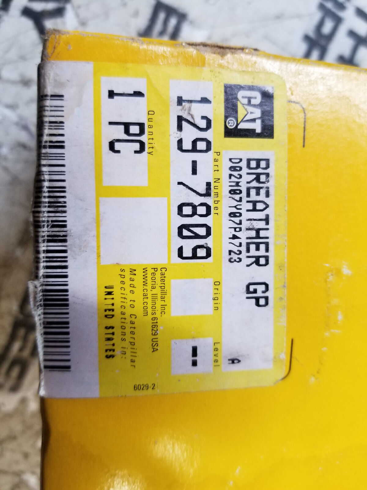 129-7809 BREATHER GROUP 1297809