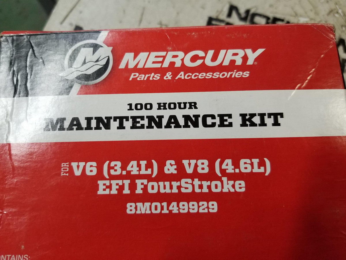 Mercury 100-Hour Engine Maintenance Kit - 8M0149929