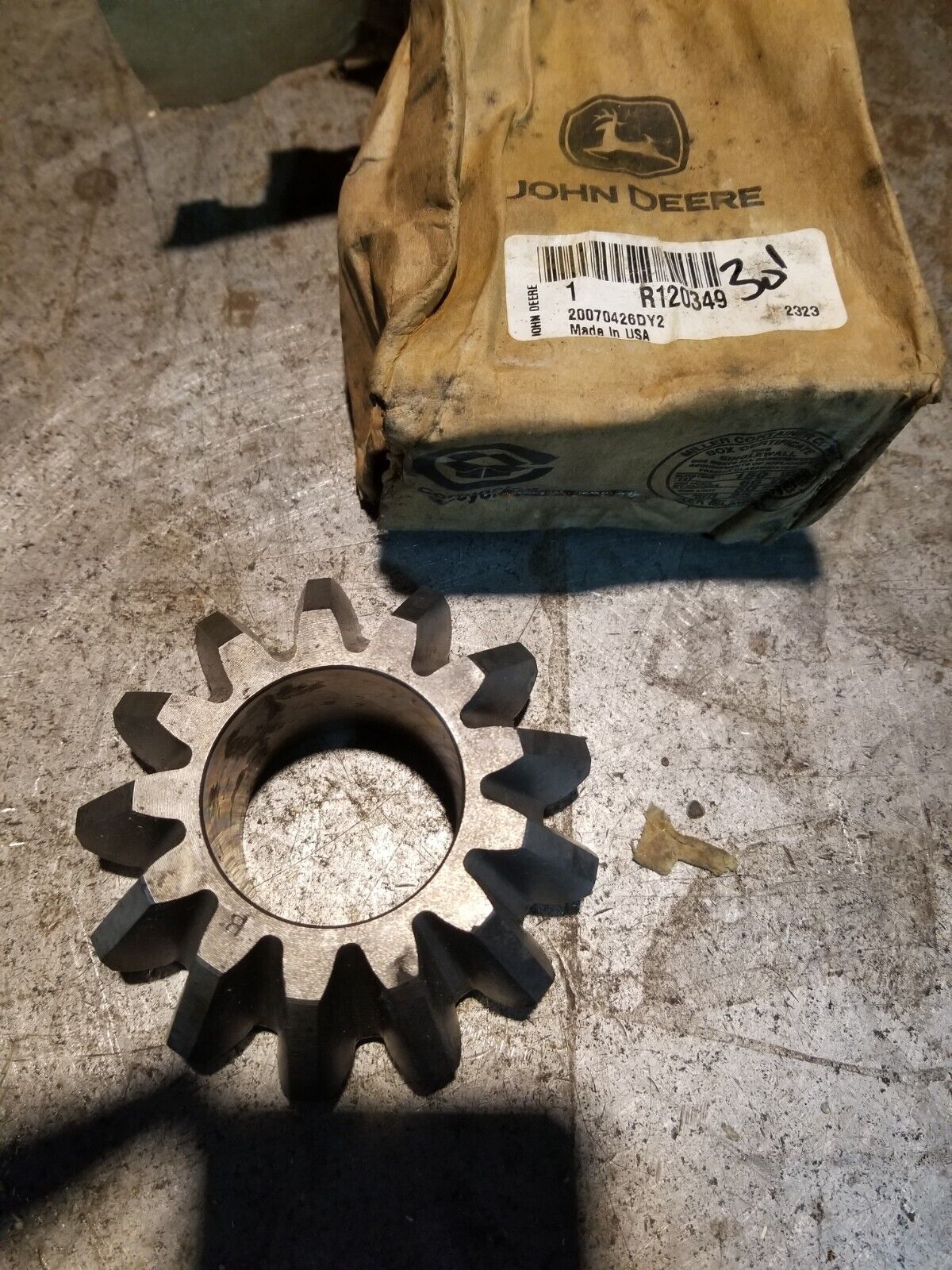 John Deere Original Equipment Pinion R120349 REF 301