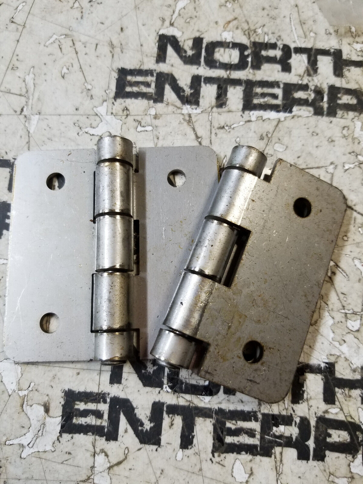 LOT OF 2PC - JLG HINGE 2600216 HINGE, .12 X 3.00 X 3.00