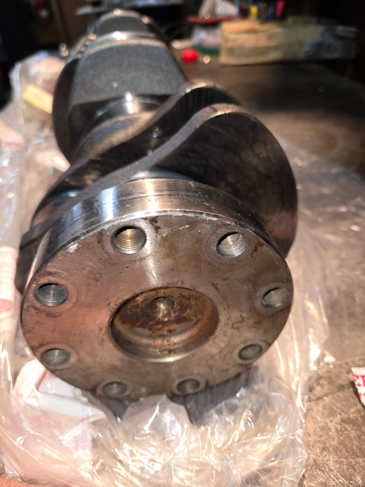 REMAN CUMMINS 5.9L USED OEM CRANKSHAFT 3915258 3978482 SONOFLUXED POLISHED