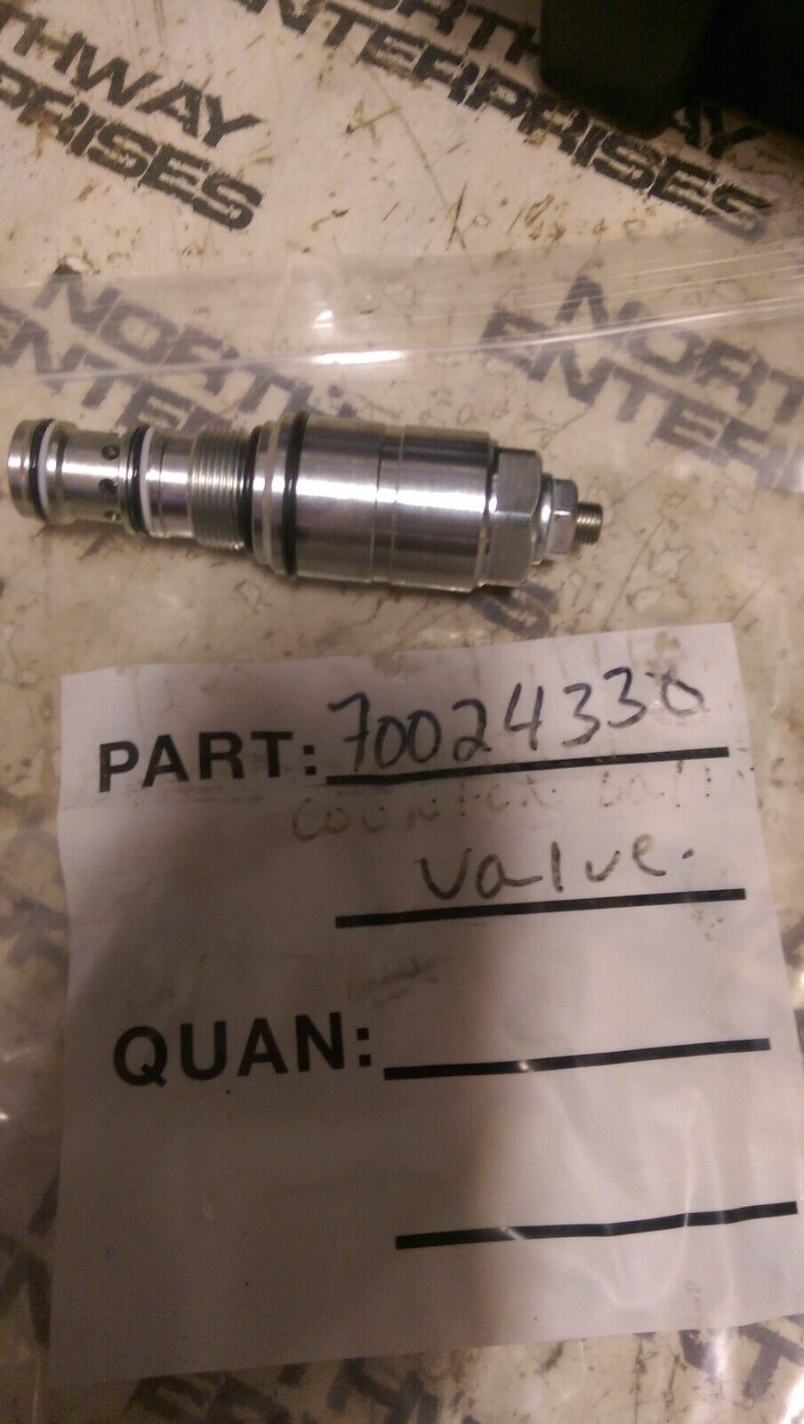 JLG 70024330 COUNTERBALANCE VALVE CARTRIDGE