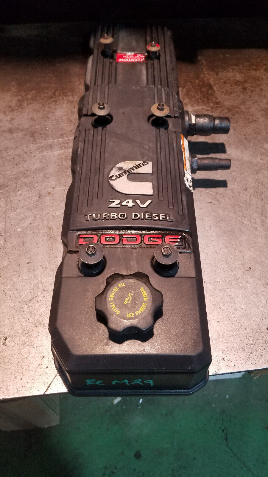 Dodge Ram 5.9L Cummins USED VALVE COVER ASSEMBLY 2005-07 4931453 4931454