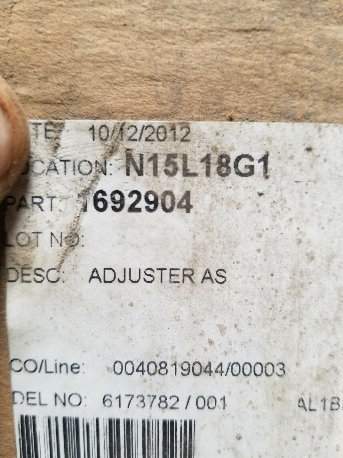 169-2904 OEM CATERPILLAR Adjuster Group-Slack