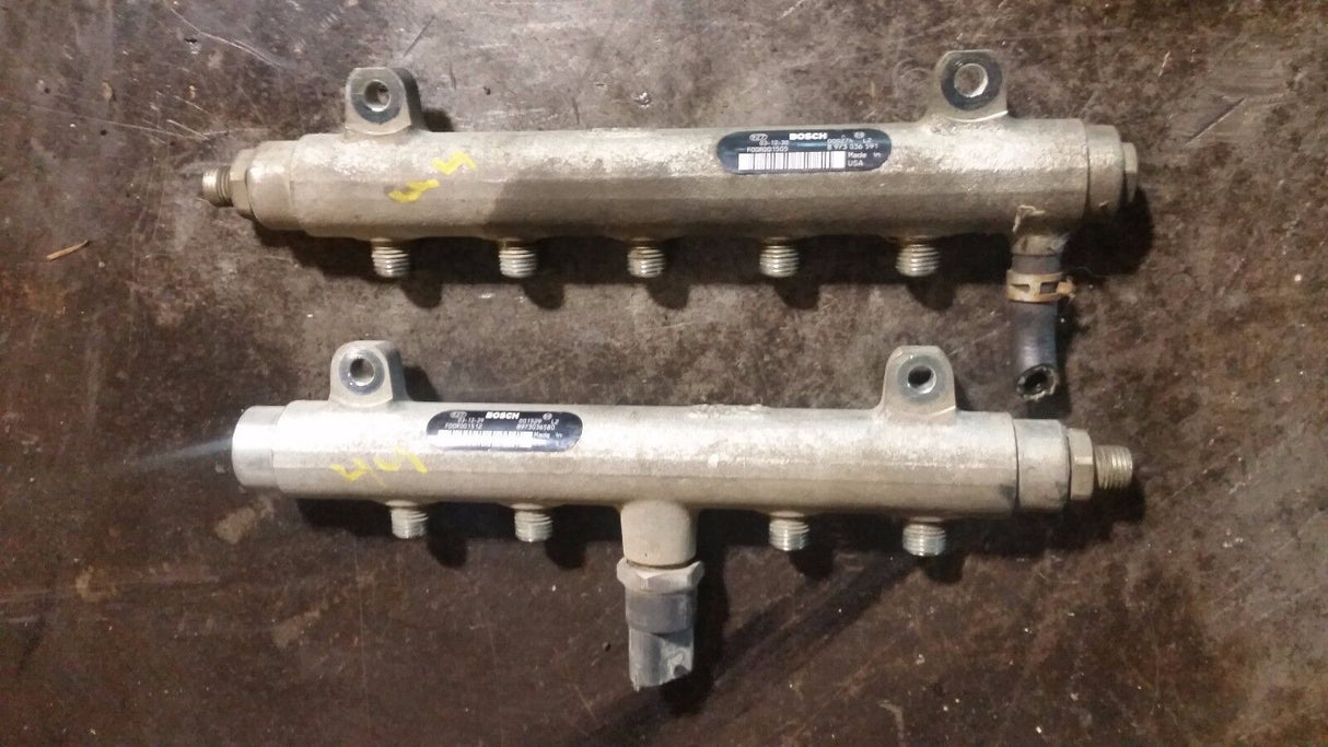 04 05 2004 2005 Chevy GMC 6.6 LLY Duramax Fuel Rails 8973036591 8973036580 r44