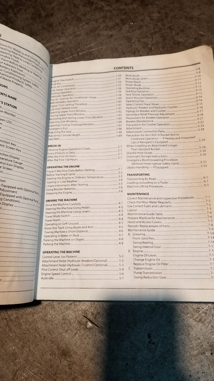 HITACHI ZAXIS 200LC-3 240LC-3 270LC-3 350LC-3 OPERATION MAINTENANCE MANUAL BOOK