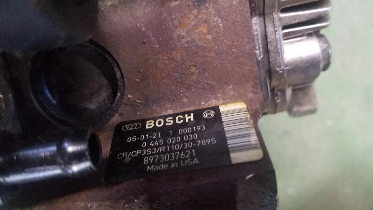 CORE 0445020030 LLY Bosch CP3 Pump GM Duramax CORE / FOR PARTS 8973037621