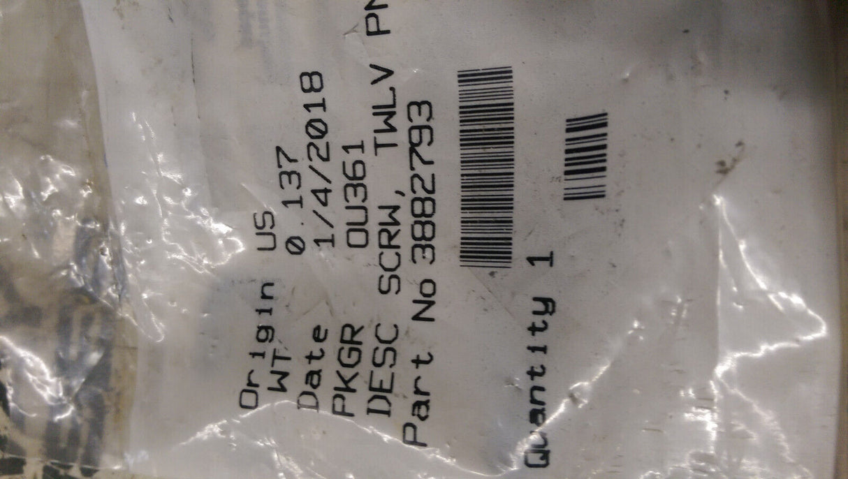 3882793 CUMMINS BOLT CAP SCREW