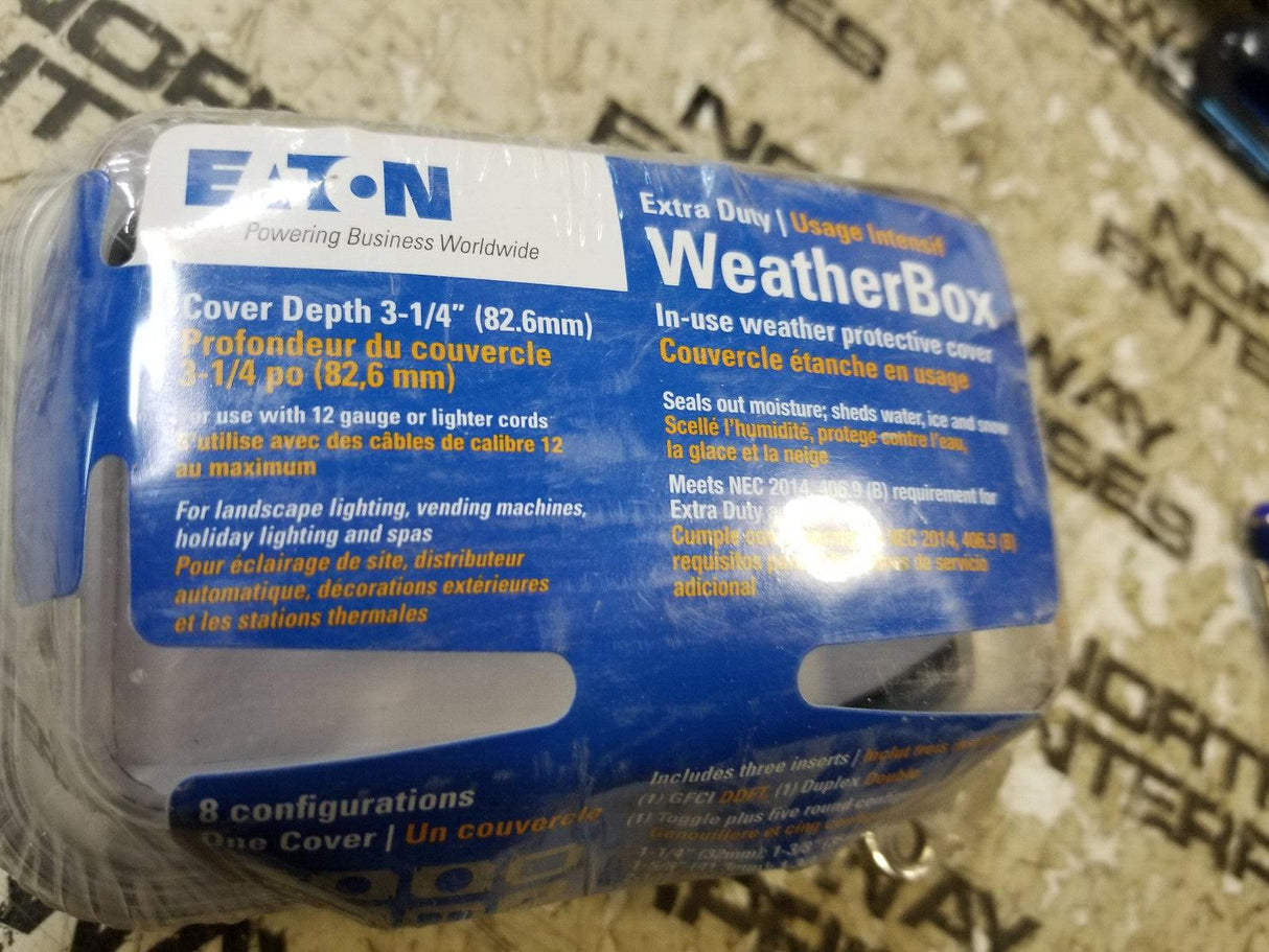 WIU-1HX Eaton Outlet Boxes/Covers Weatherproof 3-1/4" Outlet Cover