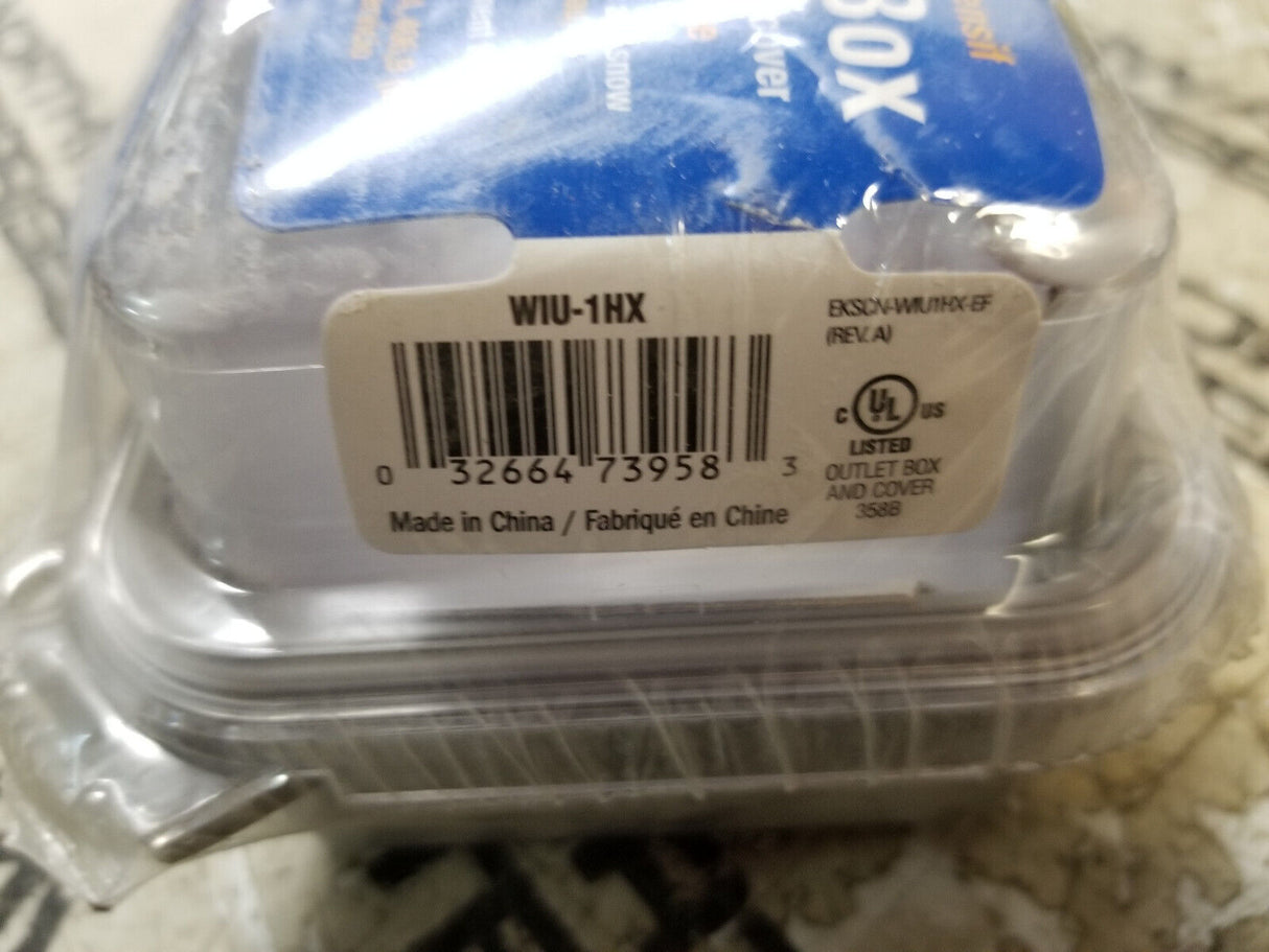 WIU-1HX Eaton Outlet Boxes/Covers Weatherproof 3-1/4" Outlet Cover