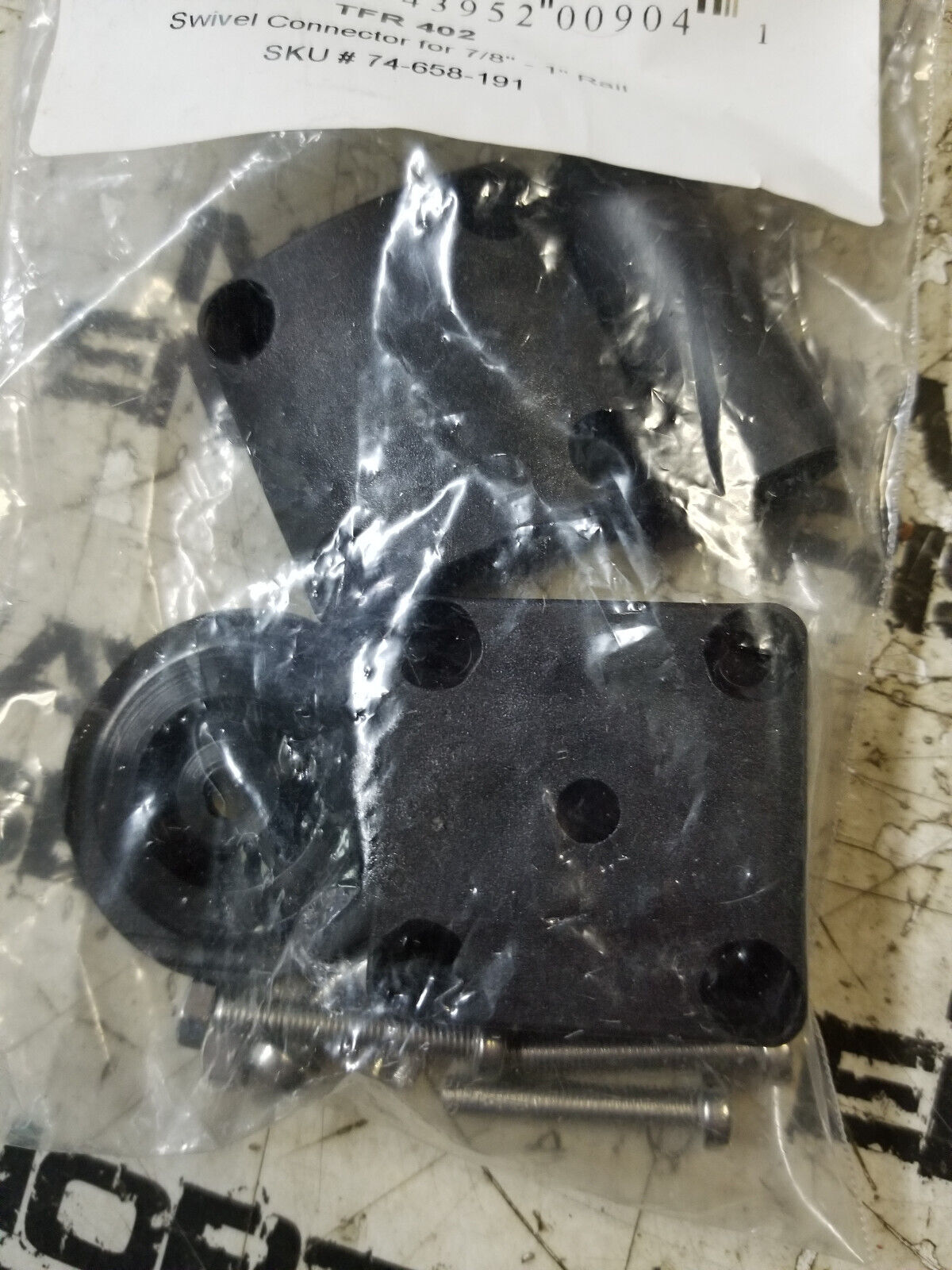 Polyform U.S. Swivel Connector 7/8-1"Rail TFR-402