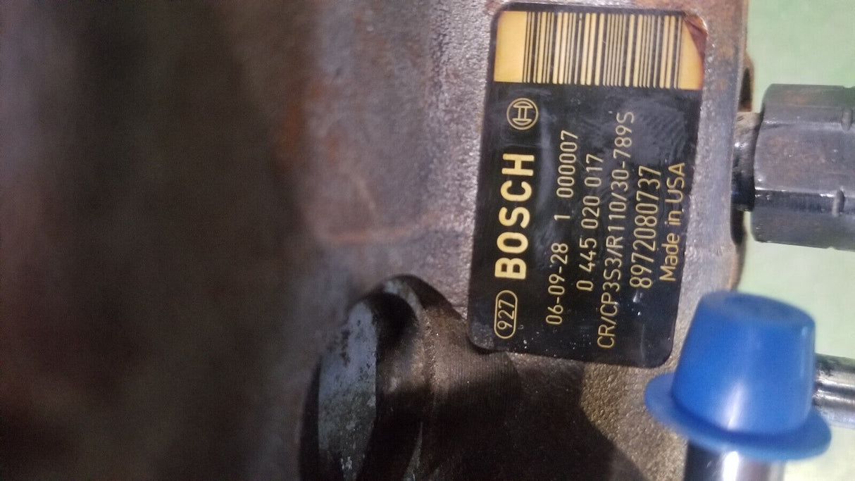 CORE 0445020017 Bosch CP3 Pump GM Duramax CORE / FOR PARTS 8972080737