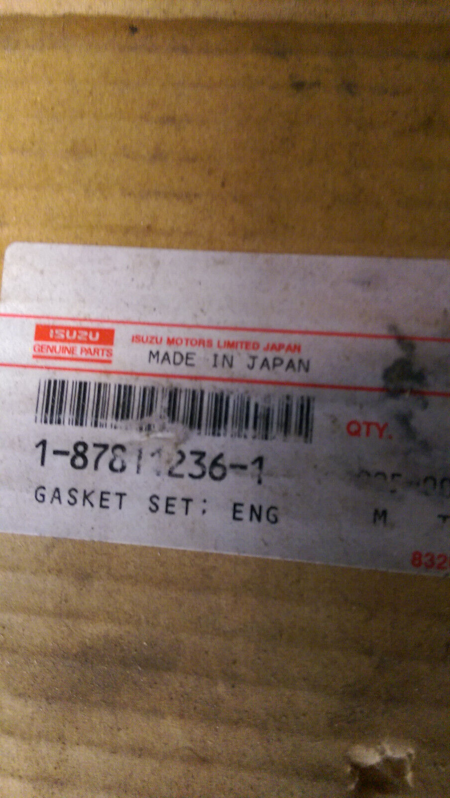 1-87811236-1 REP.KIT ENG.TOP ISUZU HEAD GASKET 87811236