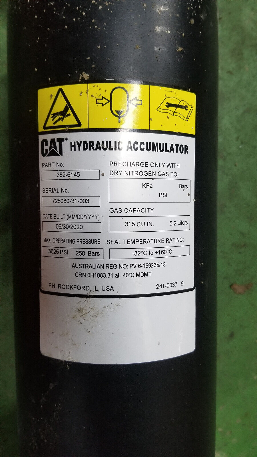 382-6145 Accumulator Group-Service 3826145