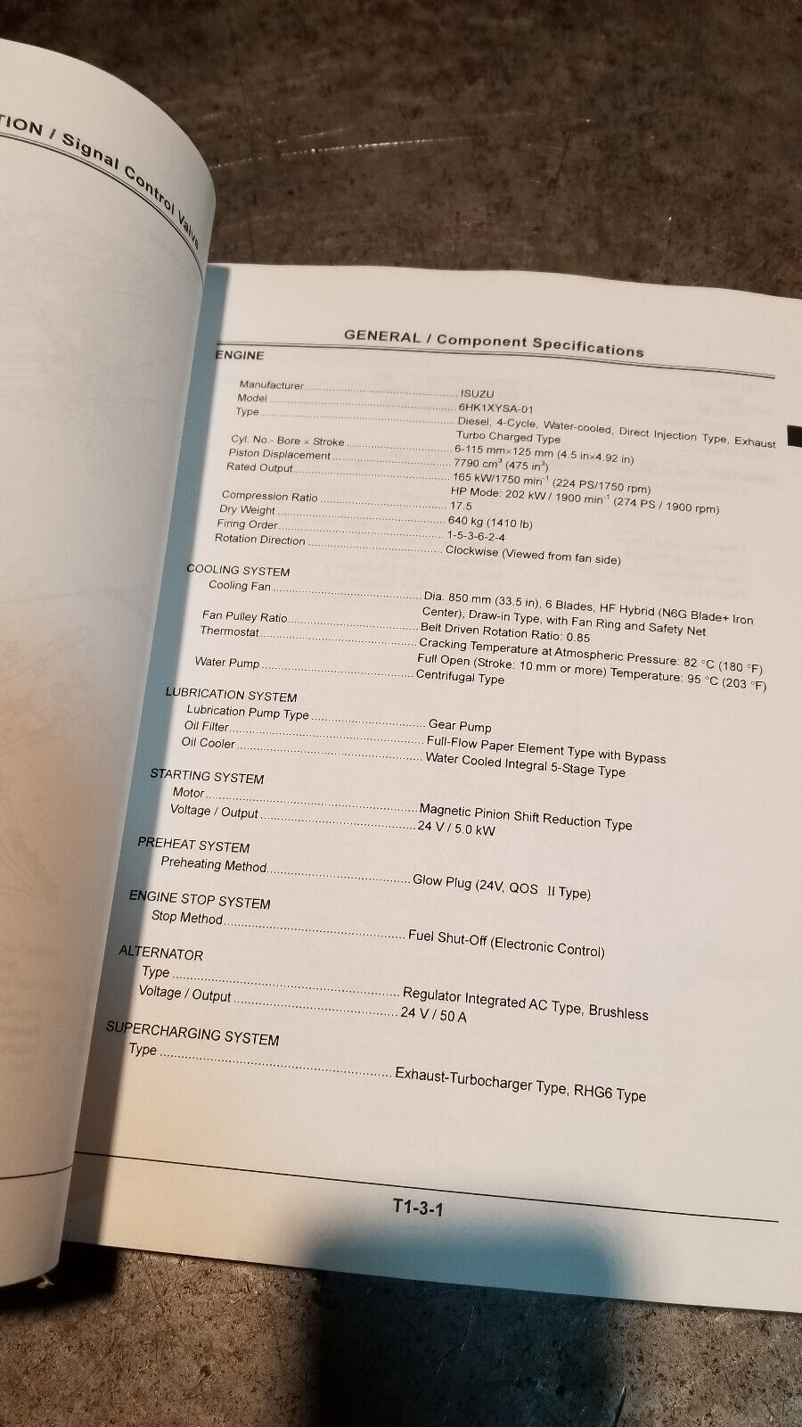 TO1V7-E-01 HITACHI ZX 330-3 CLASS TECHNICAL MANUAL