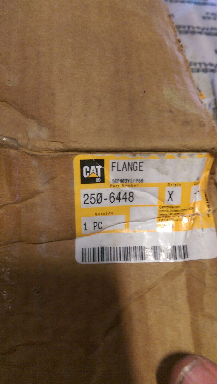 OEM CATERPILLAR 250-6448 Flange 2506448
