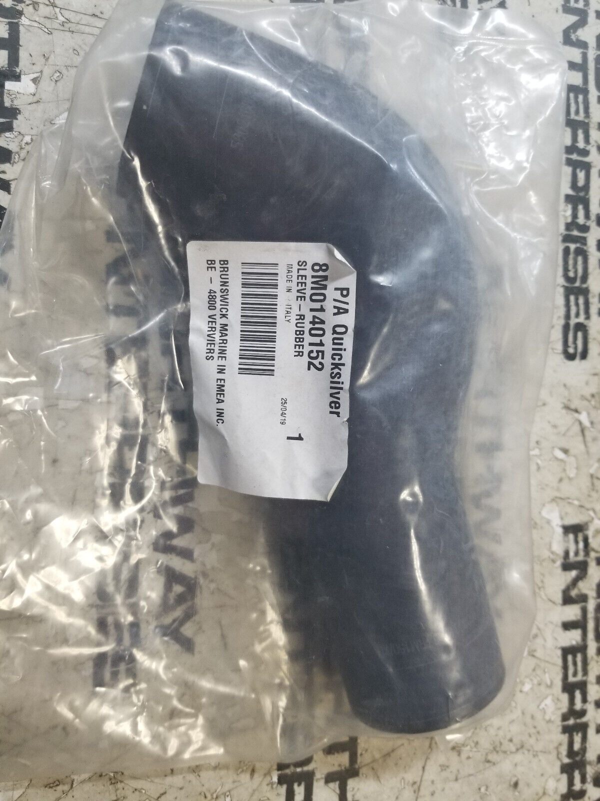 QUICKSILVER 8M0140152 RUBBER SLEEVE