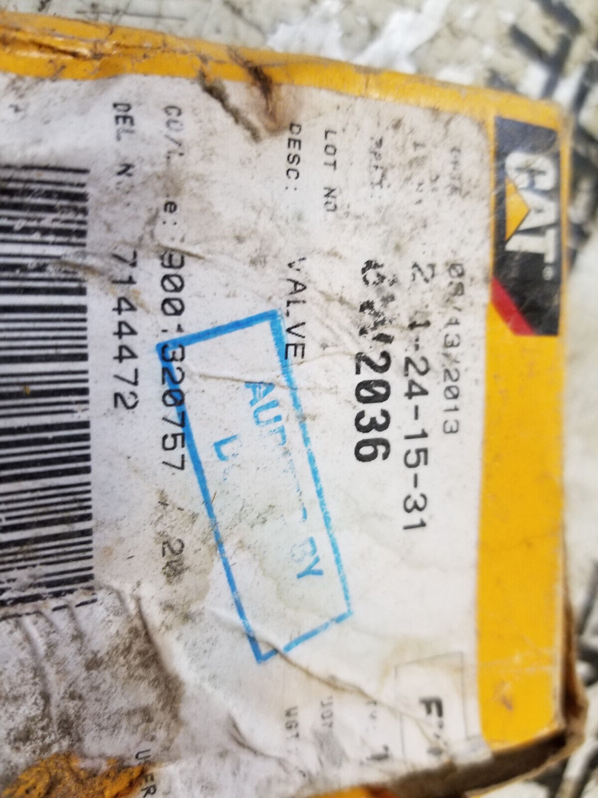 CATERPILLAR 8W-2036: Suspension Seat Valve 8W2036